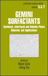 Book Cover for Gemini Surfactants by Raoul Zana, Jiding Xia