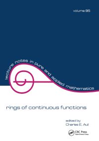 Book Cover for Rings of Continuous Functions by Charles E Aull, American Mathematical Society