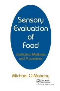 Book Cover for Sensory Evaluation of Food by Michael O'Mahony