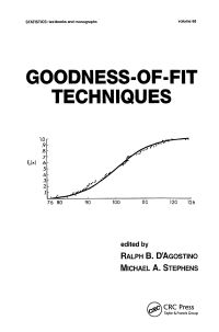 Book Cover for Goodness-of-Fit Techniques by Ralph B DAgostino, Michael A Stephens