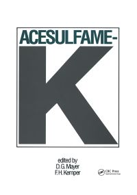 Book Cover for Acesulfame-K by D. G. Mayer, F. H. Kemper