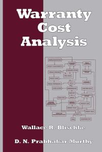 Book Cover for Warranty Cost Analysis by W R Blischke, D N P Murthy