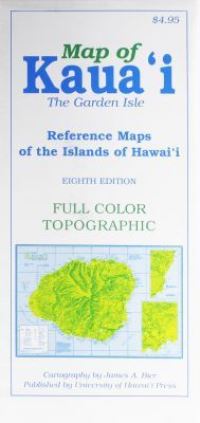 Book Cover for Map of Kauai the Garden Isle by James A Bier