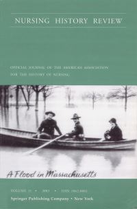 Book Cover for Nursing History Review, Volume 11, 2003 by Patricia DAntonio, Barbra Wall