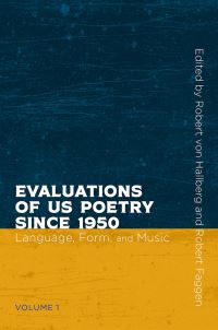 Book Cover for Evaluations of US Poetry Since 1950 by Robert Von Hallberg, Robert Faggen