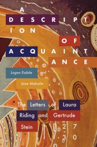 Book Cover for A Description of Acquaintance by Gertrude Stein, Laura Riding