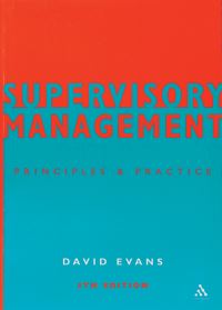 Book Cover for Supervisory Management by David Evans
