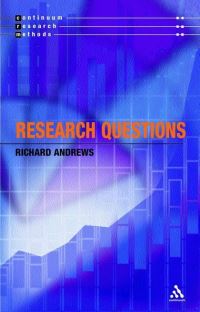 Book Cover for Research Questions by Richard Andrews
