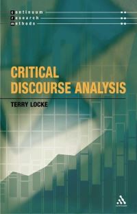 Book Cover for Critical Discourse Analysis by Terry Locke