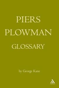 Book Cover for The Piers Plowman Glossary by George Kane