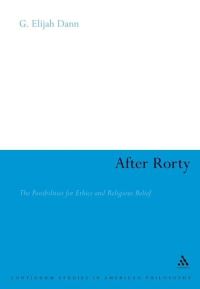 Book Cover for After Rorty by G Elijah Dann