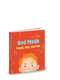 Book Cover for God Made Happy, Sad, and Mad by Laura Derico