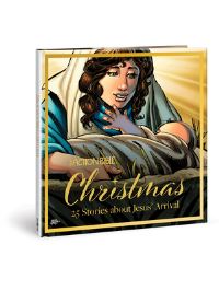 Book Cover for The Action Bible Christmas by Sergio Cariello