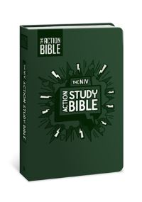 Book Cover for NIV Action Study Bible, Leathersoft, Forest, Full Color by Sergio Cariello