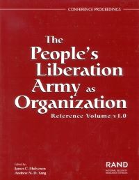 Book Cover for The People's Liberation Army as Organization by James C Mulvenon, Andrew N D Yang, Center for AsiaPacific Policy Rand Corporation, Chinese Council of Advanced Policy Studies, Rand Corporation