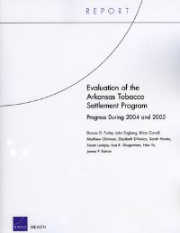 Book Cover for Evaluation of the Arkansas Tobacco Settlement Program by Donna Farley, Arkansas Tobacco Settlement Commission