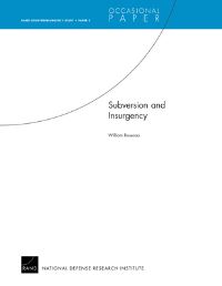 Book Cover for Subversion and Insurgency by William Rosenau, National Defense Research Institute US