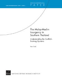 Book Cover for The Malay-Muslim Insurgency in Southern Thailand by Peter Chalk, United States Department of Defense