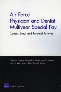 Book Cover for Air Force Physician and Dentist Multiyear Special Pay by Edward G Keating, United States Air Force