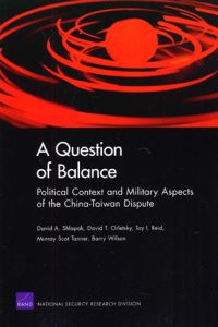 Book Cover for A Question of Balance by David A Shlapak, Rand Corporation