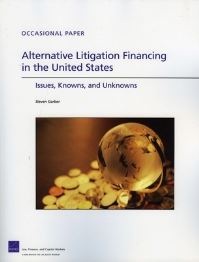 Book Cover for Alternative Litigation Financing in the United States by Steven Garber