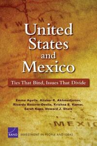 Book Cover for United States and Mexico by Emma Aguila, Rand Corporation