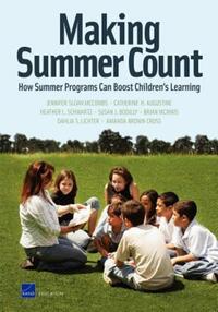 Book Cover for Making Summer Count by Jennifer Sloan McCombs, Rand Education Institute, Wallace Foundation