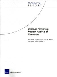 Book Cover for Employer Partnership Program Analysis of Alternatives by Ellen M Pint, Amy Frances Richardson, Bryan W Hallmark, Scott Epstein, Albert L Benson, United States Army