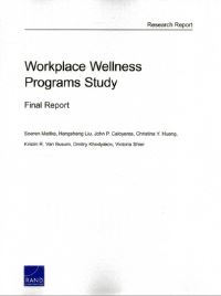 Book Cover for Workplace Wellness Programs Study by Soeren Mattke, Hangsheng Liu, John P Caloyeras, Christina Y Huang, Kristin R Van Busum, Rand Corporation