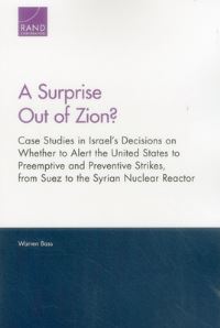 Book Cover for A Surprise Out of Zion? by Warren Bass, Rand Corporation