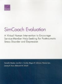 Book Cover for SimCoach Evaluation by Daniella Meeker, National Defense Research Institute US