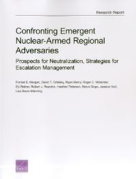 Book Cover for Confronting Emergent Nuclear-Armed Regional Adversaries by Forrest E Morgan, Rand Corporation, Project Air Force US