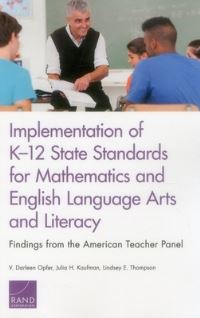 Book Cover for Implementation of K-12 State Standards for Mathematics and English Language Arts and Literacy by V Darleen Opfer, Julia H Kaufman, Lindsey E Thompson, Rand Corporation
