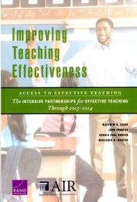 Book Cover for Improving Teaching Effectiveness by Matthew D Baird, John Engberg, Gerald Paul Hunter, Benjamin K Master, Bill  Melinda Gates Foundation