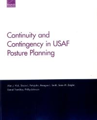 Book Cover for Continuity and Contingency in USAF Posture Planning by Alan Vick, Project Air Force US
