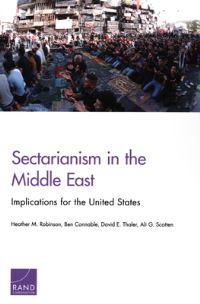 Book Cover for Sectarianism in the Middle East by Heather M Robinson, Ben Connable, David E Thaler, Ali G Scotten, Arroyo Center, Rand Corporation, United States Department of the Army