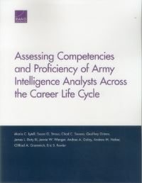 Book Cover for Assessing Competencies and Proficiency of Army Intelligence Analysts Across the Career Life Cycle by Maria C Lytell, Arroyo Center, Rand Corporation