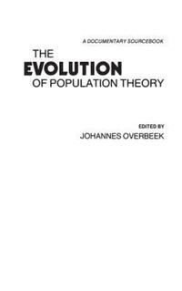 Book Cover for The Evolution of Population Theory by Johannes Overbeek