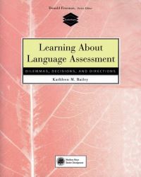 Book Cover for Learning About Language Assessment by Kathleen M Bailey