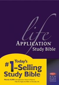 Book Cover for NKJV Life Application Study Bible, Second Edition (Red Letter, Hardcover) by Tyndale