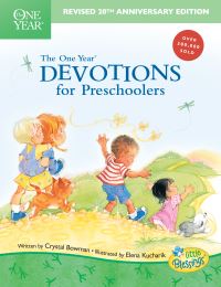 Book Cover for The One Year Book of Devotions for Preschoolers by Crystal Bowman, Elena Kucharik