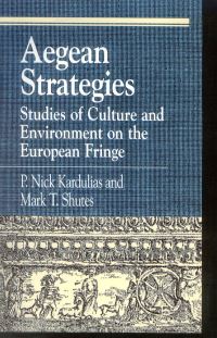 Book Cover for Aegean Strategies by Nick P Kardulias, Mark T Shutes