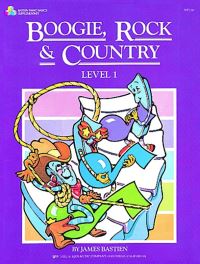 Book Cover for Boogie, Rock and Country Level 1 by James Bastien