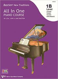 Book Cover for Bastien All in One Piano Course Level 1B by Jane Bastien, Lisa Bastien, Lori Bastien