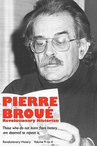Book Cover for Pierre Broué by Chris Gray