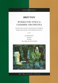 Book Cover for Works for Voice and Chamber Orchestra by Benjamin Britten