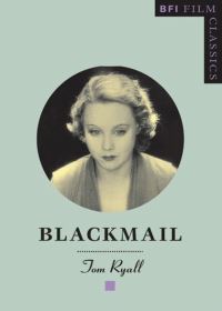 Book Cover for Blackmail by Tom Ryall, British Film Institute