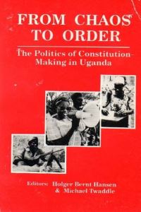Book Cover for From Chaos to Order by Holger Bernt Hansen, Michael Twaddle