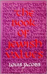 Book Cover for Books of Jewish Values by Louis Jacobs