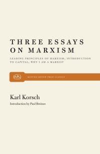 Book Cover for Three Essays on Marxism by Karl Korsch